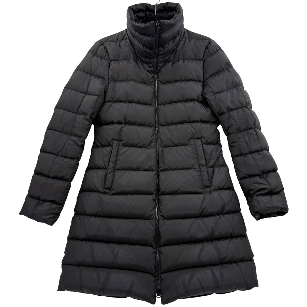 SOIA & KYO Down Fill Puffer‎ Coat Reverseable Black Small Luxury Heavyweight